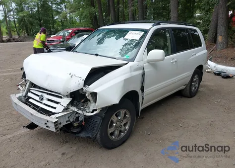 2006 Toyota Highlander V6 из США, поврежденный, VIN JTEDP21A060108882